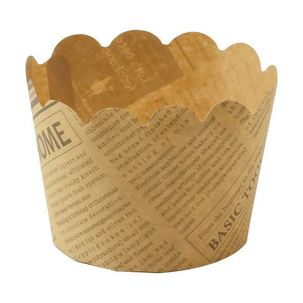 リバティーコーポレーション 紙製 マフィンカップ 6cm 英字 12枚入り　製菓用品 LD-588 Style Dolce（直送品）