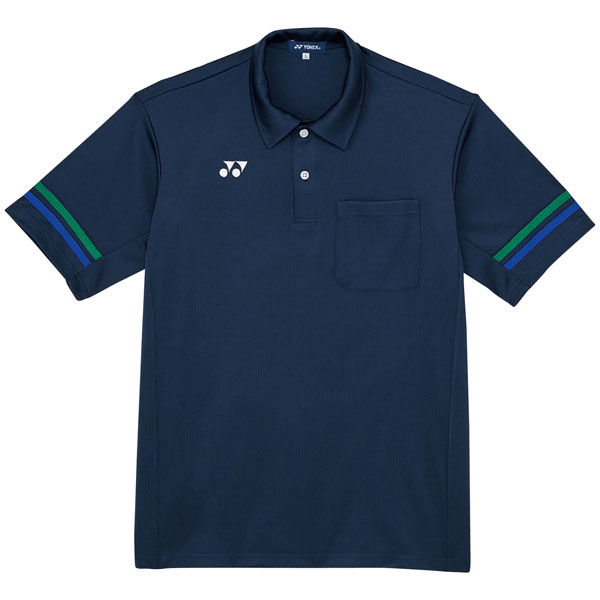 トンボ YONEX　ニットシャツ　グリーン×ブルー　3L CY202-40-3L 1枚（取寄品）
