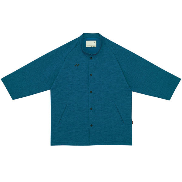 トンボ YONEX　前開きシャツ　ブルーモク　S CY401-76-S 1枚（取寄品）