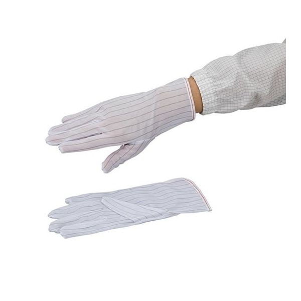 アズワン アズピュア ESDポリエステル手袋 LL 10双入 BAZ00381 1袋(10双) 1-4295-14（直送品）