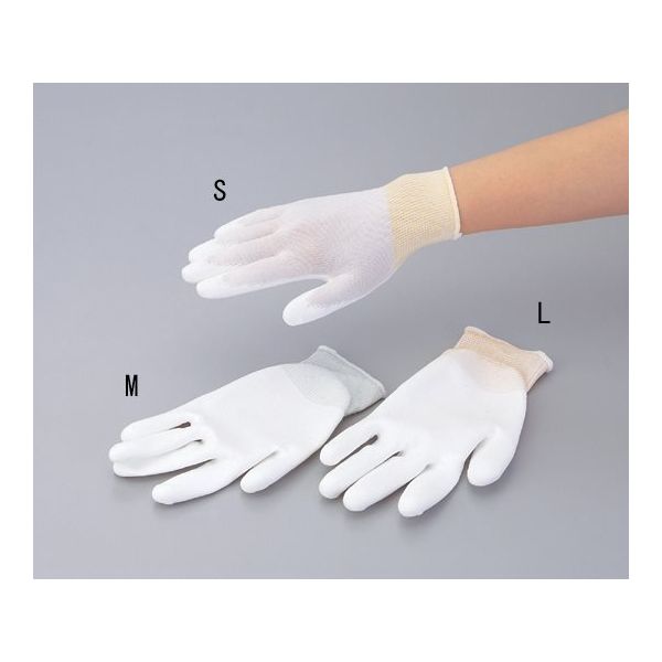 アズワン パームフィット手袋(手の平コート) M (簡易包装) 洗浄済 2-1666-02-77 1袋(10双)（直送品）