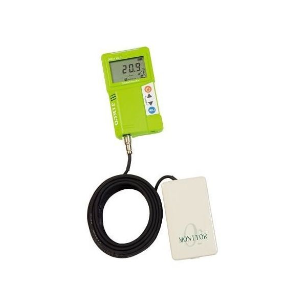 イチネン製作所 酸素モニター(自動大気補正機能付き) センサー分離・固定型 JKO-AW3-K 1個 3-156-13（直送品）