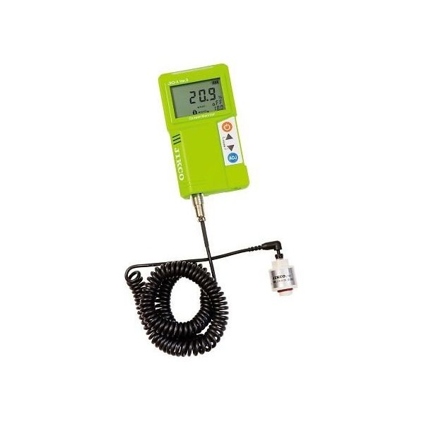 イチネン製作所 酸素モニター(自動大気補正機能付き) センサー分離・インライン型 JKO-ALJ3-K 1個 3-156-14（直送品）