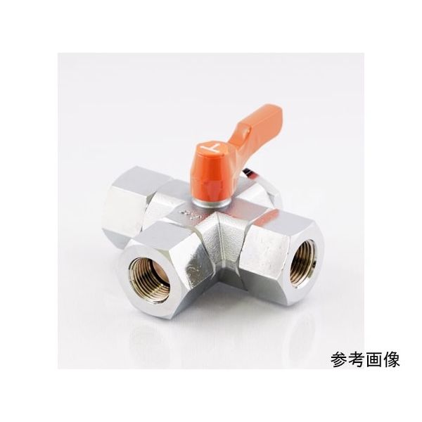 アソー エースボール4W 内ネジ型 PT1/8(内)×PT1/8(内)×PT1/8(内) WS仕様 BX-1111R-WS 1個（直送品）