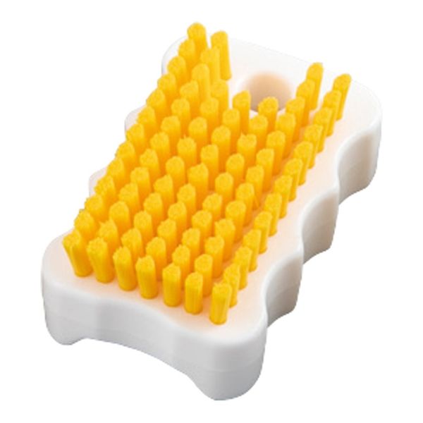 アズワン ハンドブラシ(ミニ・PBT毛)黄 HNDM-Y 1個 4-3684-03（直送品）