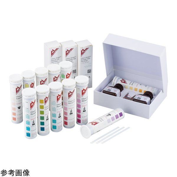 アズワン CHEMーQUANT試験紙(測定項目:フッ素)100枚入 0~500mg/L 4-4397-13 1本(100枚)（直送品）