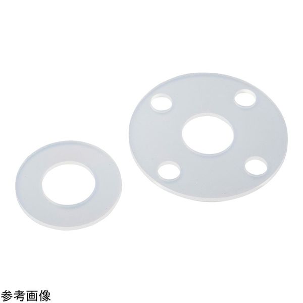 アズワン フランジ用ゴムパッキン(JIS5K全面フランジ)Si50(シリコンゴム50°)2mm 3/4 4-4622-07 1個（直送品）