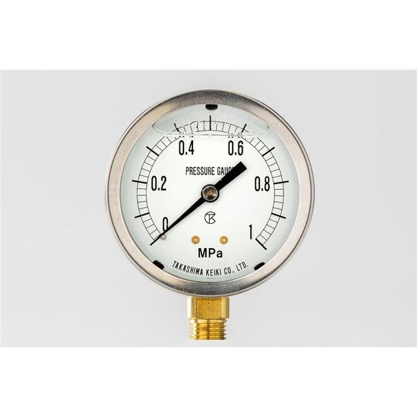 大人気新作 高島計器 60X6MPa R1/4 AT GRタイプ グリセリン入圧力計 測定工具