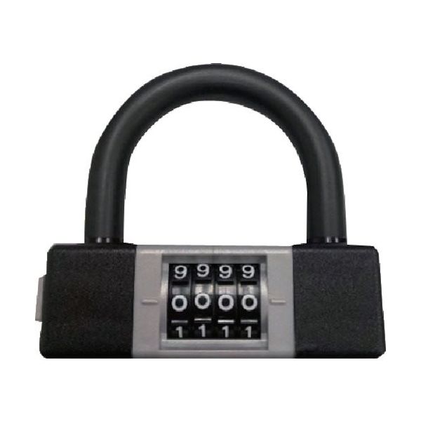 フジテック・ジャパン フジテック BPプッシュ式Wロック ブラック/シルバー B-10813 1個 340-1307（直送品）