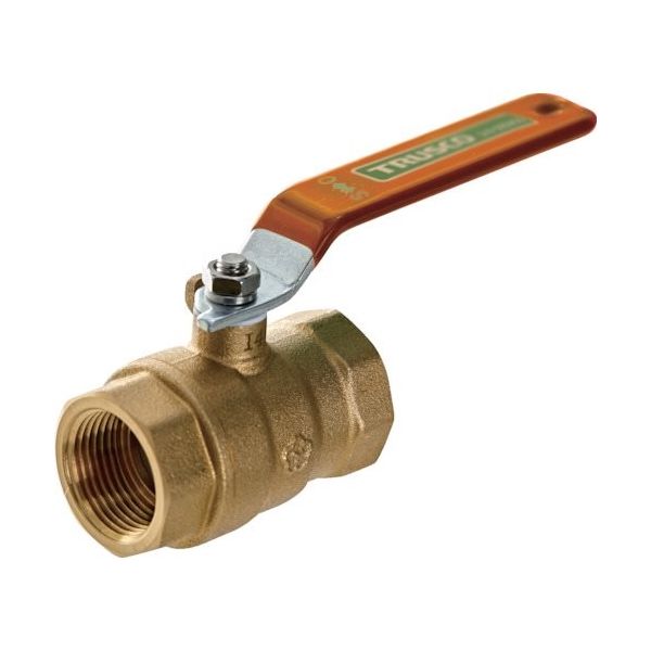 トラスコ中山 TRUSCO ボールバルブ フルボア(大流量)タイプ(600型・黄銅)3/8 BAV-BF10A 1個 263-9173（直送品）