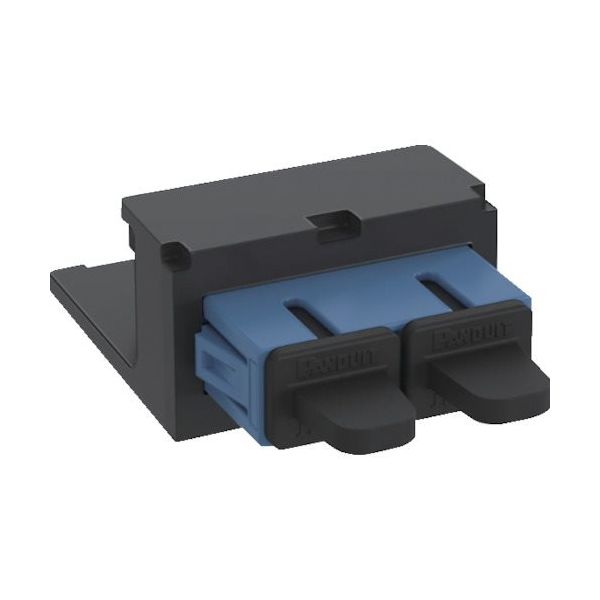 パンドウイット 光ファイバーSCアダプタモジュール デュプレックス OS1/OS2 CMDBUSCZBL 1個（直送品）