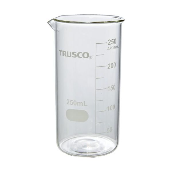 トラスコ中山 TRUSCO トールビーカー 250ml GTB-250 1個 217-9089（直送品）