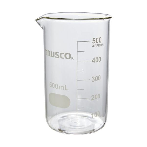 トラスコ中山 TRUSCO トールビーカー 500ml GTB-500 1個 217-9090（直送品）