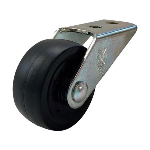 ユーエイ プレート式 固定 キャスター ゴム 車輪径32mm Gタイプ GRE型 取付寸法12×0 GRE-32R 1個 367-7976（直送品）