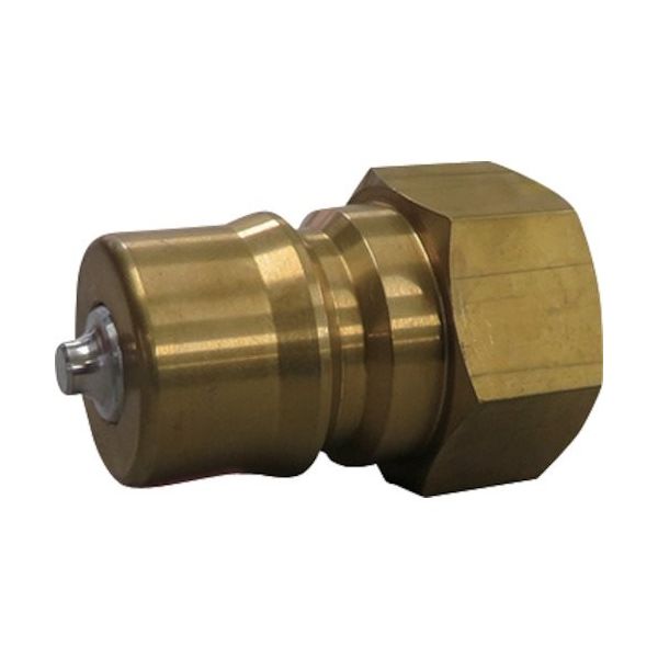 フローバル FLOBAL 両路開閉型クイックカップリング KSー6P(BSBM) 1個 352-9394（直送品）