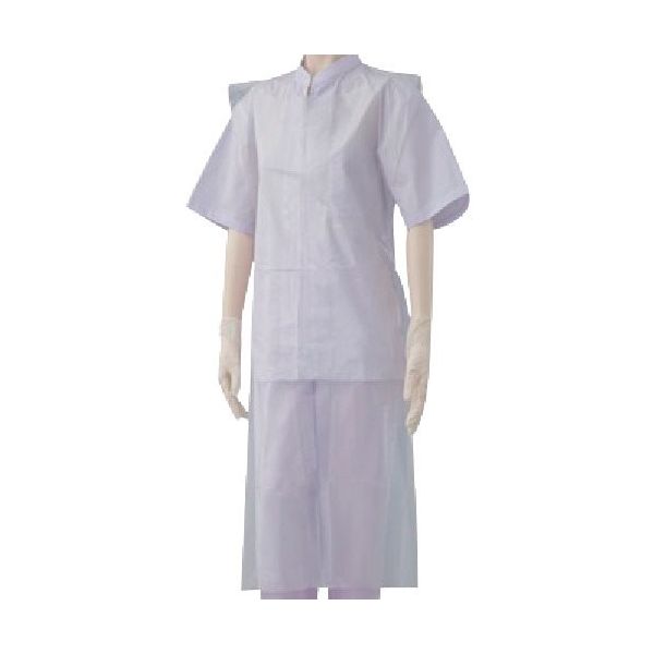 宇都宮製作 シンガー 袖なしエプロン(50枚入) ブルー N153-F 1箱(50枚) 337-3292（直送品）