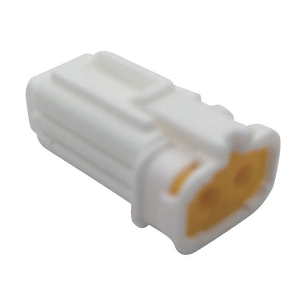 トラスコ中山 TRUSCO 防水コネクタ ソケットハウジング 2芯 中継・基板 P-CE01A6-02N0