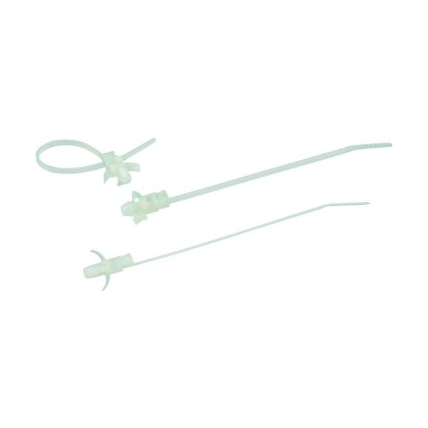 ヘラマンタイトン TYTON インシュロック リリースプッシュマウントタイ 薄緑 耐熱 RR18RWPM4.8-HS 1袋(100本)（直送品）