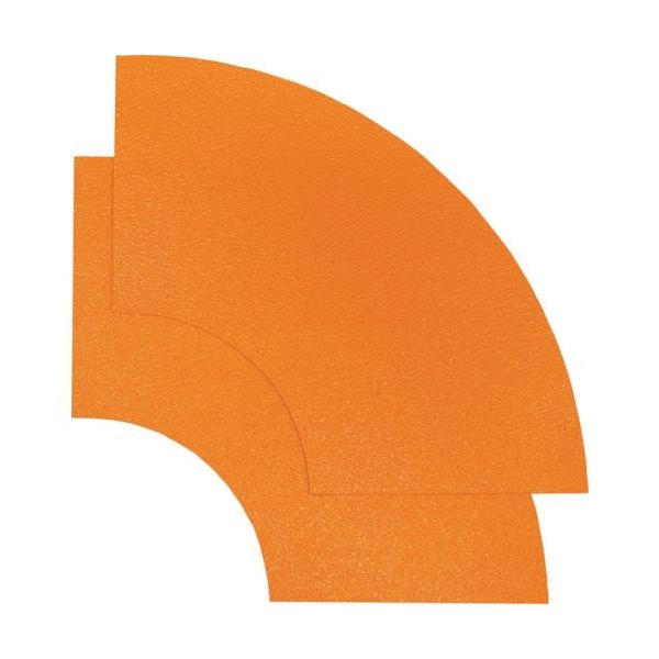 新富士バーナー 新富士 ロードマーキング ラインU字パーツ150mm幅 黄 RM-208 1セット(2枚) 353-9637（直送品）