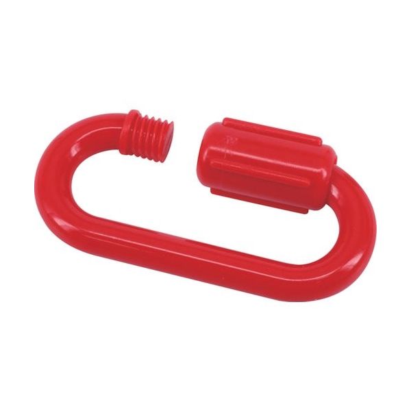 トラスコ中山 TRUSCO プラカラビナ レッド 6mm (2個入) TCK6R 1袋(2個) 249-3860（直送品）