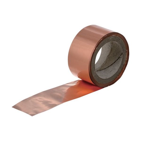 トラスコ中山 TRUSCO 導電性テープ0.02t 10mmX10m 粘着テープなし TCD3510 1巻 257-4554（直送品）