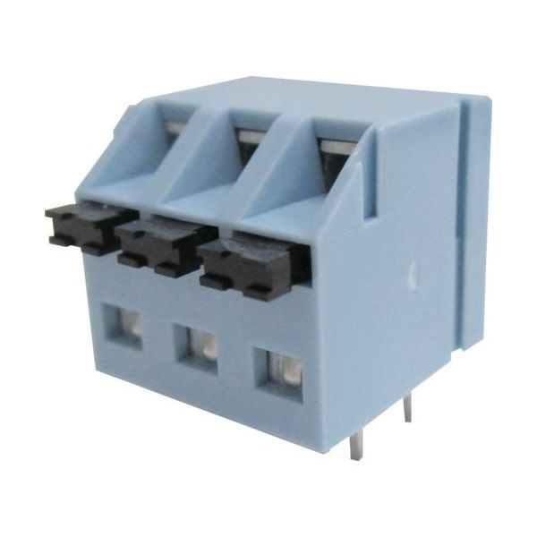 トラスコ中山 TRUSCO プリント基板用ねじなし端子台 3P TF6019-3P 1個 257-3487（直送品）