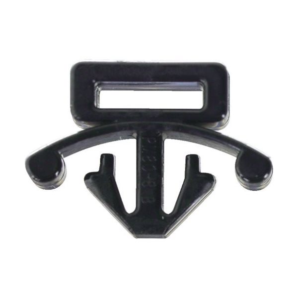 トラスコ中山 TRUSCO 固定具プッシュマウント 黒 (100個入り) TPM80-8 1袋(100個) 256-7120（直送品）