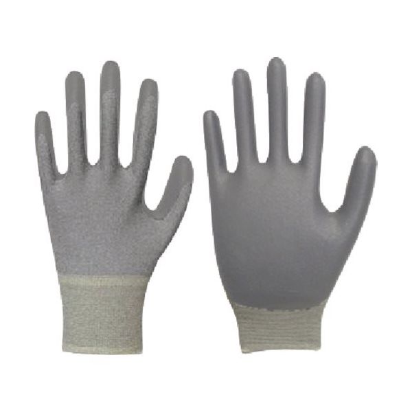 トラスコ中山 TRUSCO 抗菌仕様 タッチパネル対応 プレミアムカーボン背抜き手袋