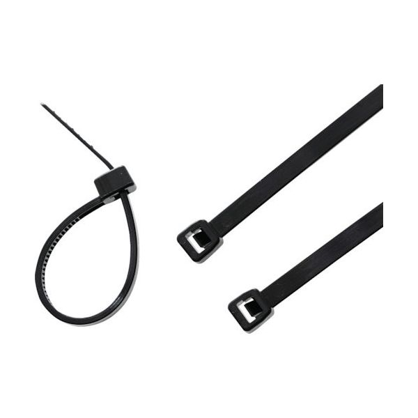 トラスコ中山 TRUSCO ケーブルタイ 幅3.5mmX80mm 最大結束Φ15 耐候性 100本入 TRCVJH-80W 1袋(100本)（直送品）