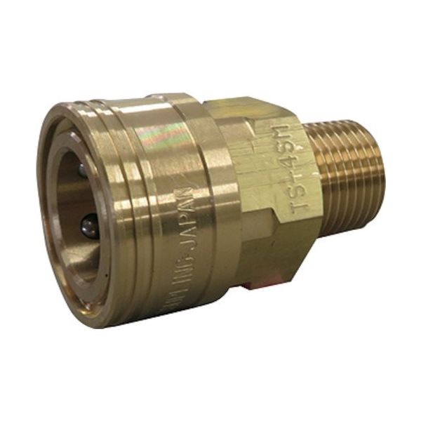 フローバル FLOBAL 両路開放型クイックカップリング TSー3SM(BSBM) 1個 353-0033（直送品）