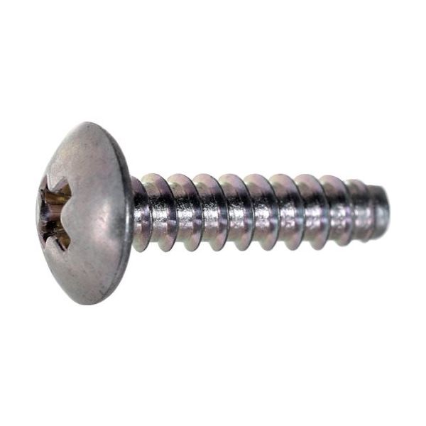 TRUSCO トラス頭タッピングねじ 2種B0 三価白 M4×16 340本入り ヘキサゴンパック S034-0416 1缶(340本)（直送品）