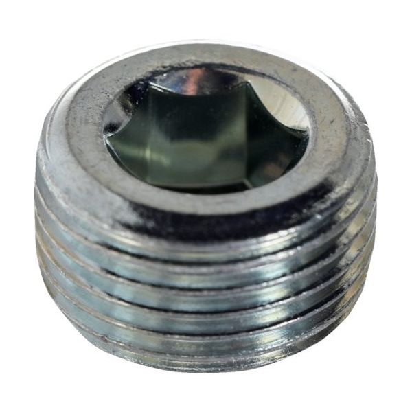 トラスコ中山 TRUSCO テーパープラグ 沈み ユニクロ PT1/4 80本入 ヘキサゴンパック S074-0104 1缶(80個)（直送品）