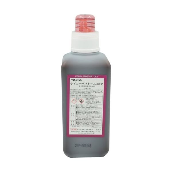 タセト 蛍光漏洩検査用添加剤(油漏れ用) ケイコーペネトールOF2 1L KPTOF2.1 1本 346-9292（直送品）