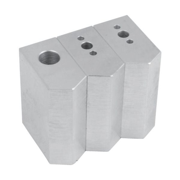 アーム産業 ARM 北川エアチャック用アルミ生爪ALKPC80H50 ALKPC80H50 1セット(3個) 837-7373（直送品）