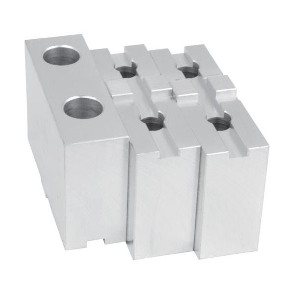 アーム産業 ARM 北川スクロールチャック用アルミ生爪ALSBSー7H60 ALSBS-7H60 1セット(3個) 837-7393（直送品）