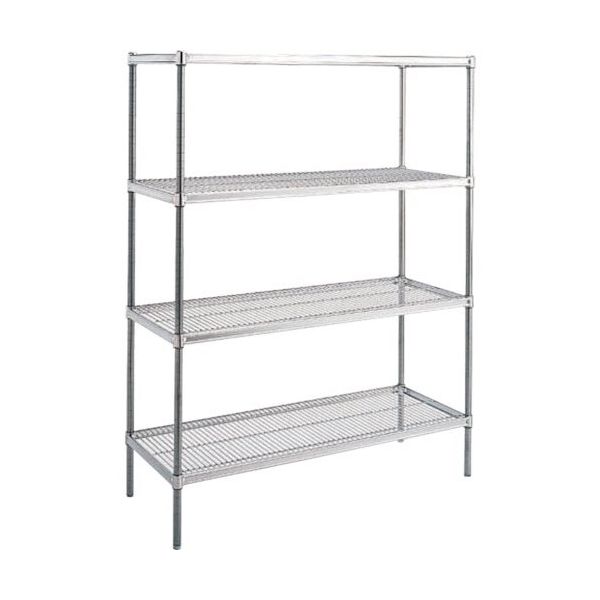 キャニオン ステンレスシェルフ 1070×460×1390mm SUS 460X1070X1390-5 1台 828-1886（直送品）