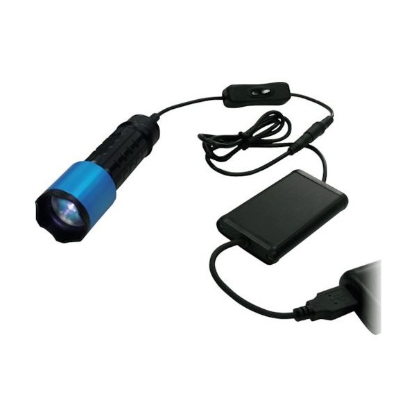コンテック Hydrangea ブラックライト 高出力(フォーカス照射) モバイルバッテリータイプ UV-SU365-01FMO 1個（直送品）