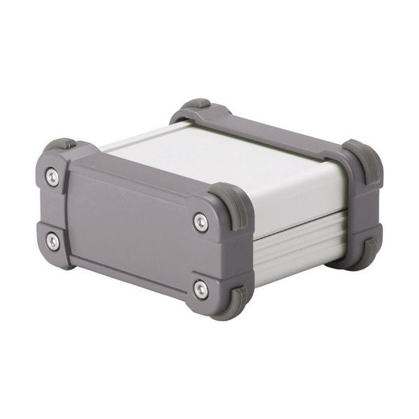 タカチ電機工業 タカチ コーナーガード付アルミケースIP65防水タイプ シルバー/グレー EXW15-8-15SG 1台 196-1916（直送品）
