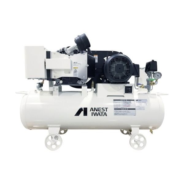 アネスト岩田 オイルフリースクロールコンプレッサ SLHシリーズ 60Hz モーター出力1.5kW SLH15EFS3-206 1台（直送品）