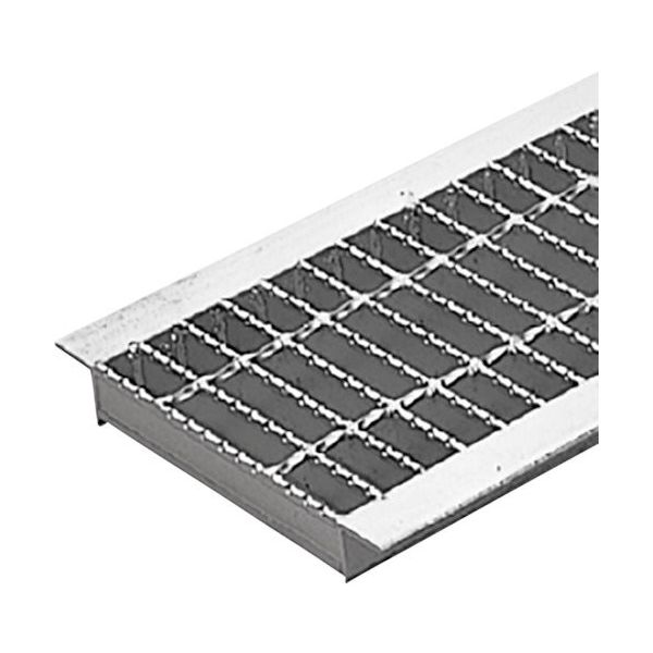 カネソウ スチール製グレーチング 滑り止め模様付 歩道U字溝用 HXHU-4555 1枚 337-5858（直送品）