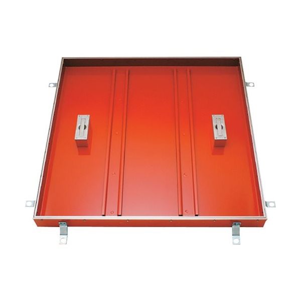 カネソウ フロアーハッチ 充填用 屋内用 一般形 スチール製 ステンレス目地 MSST-M-800 1組(1個) 254-4355（直送品）