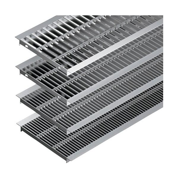 カネソウ ステンレス製グレーチング 滑り止め模様付 歩道U字溝用 クッション付 すきま6mm SMQHU-P-1815 P=10 1枚（直送品）