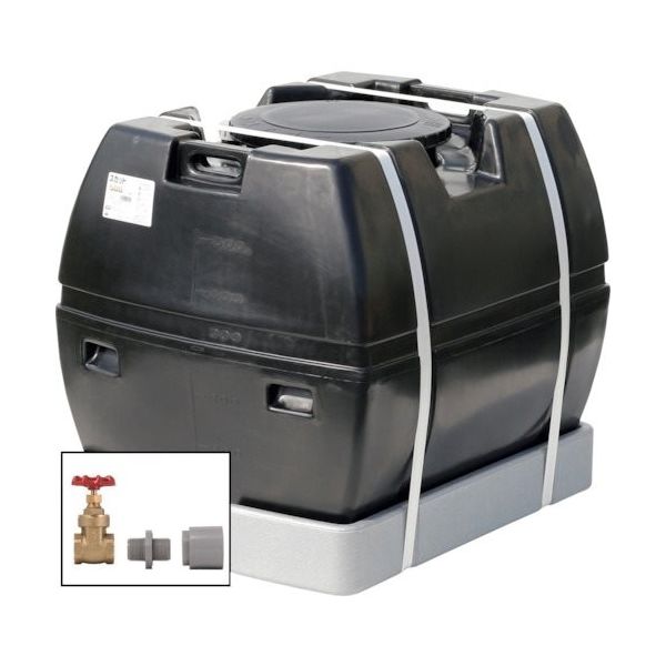 スイコー SUIKO スカット500 黒 ドレンバルブセット(25A)付 SKT-500 BK+VALVE-SET25A 1個（直送品）