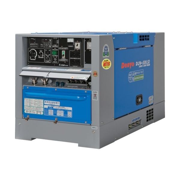 デンヨー 防音型ディーゼルエンジン溶接機 DLW-320LS2 1台 147-9064（直送品）