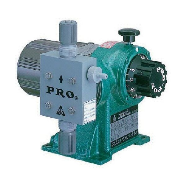 共立機巧 KUK ダイヤフラム式定量ポンプ PVC製100/200(V) 15/25(W)屋内型 M-15 PVC 1個 851-0019（直送品）