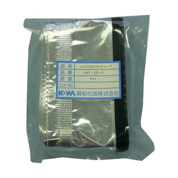 興和化成 KOWA ノイズプロテクトチューブ マジックタイプ 70×5m KAT-70-5 1セット(5袋) 816-6505（直送品）