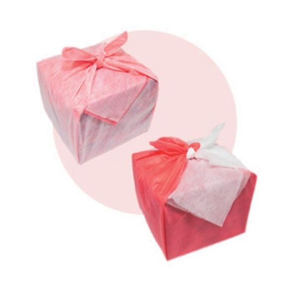 東京メディカル 不織布シート 色重ね トマト×白 90×90cm 50枚入り FUTW-90 1袋(50枚) 354-3377（直送品）