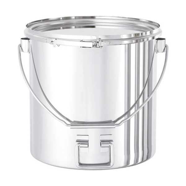 MONOVATE 吊り下げ式下部折りたたみ取っ手付密閉容器(バンド式/NBR) 25L CTLBDF-33/PNL 1個 147-1305（直送品）