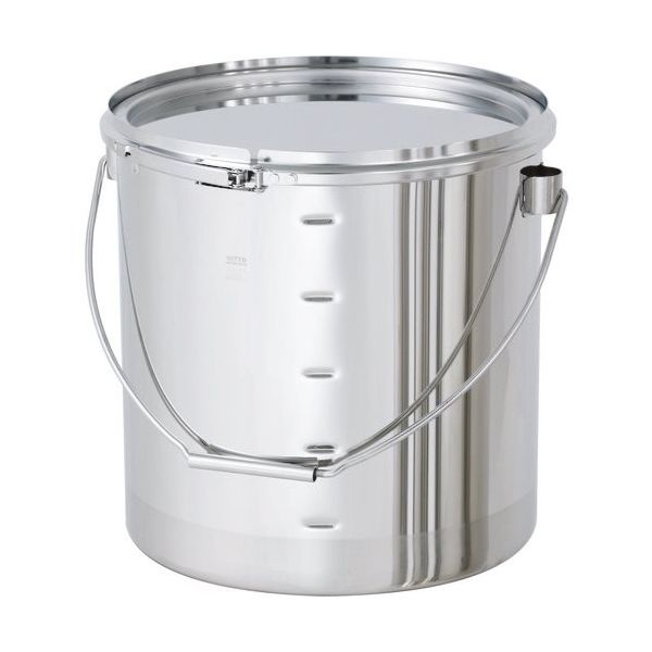 MONOVATE 吊り下げ式ステンレス密閉容器 目盛付(バンド式/FKM) 20L CTLB-M-30/PFL 1個 147-2929（直送品）