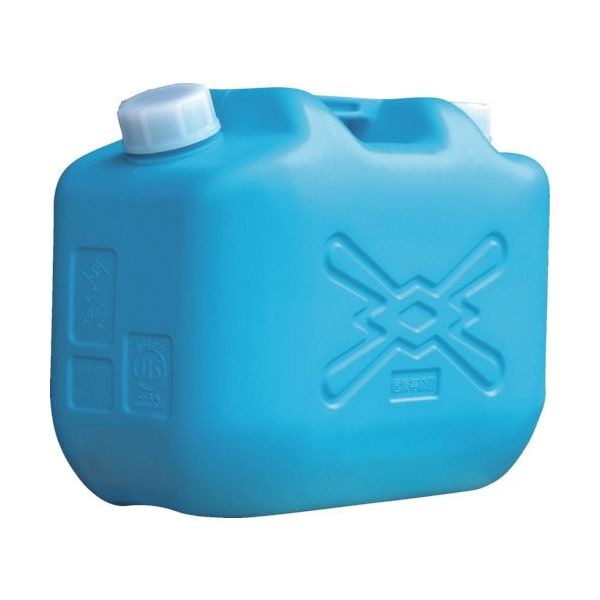 土井金属化成 ヒシエス 灯油缶 10L 青 10L-BL 1缶 376-9221（直送品）